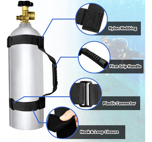 Portabotellas De Buceo Tanque De Aire De Buceo Accesorios De