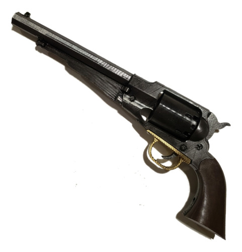 Revolver Remington 1858 Impreso En 3d