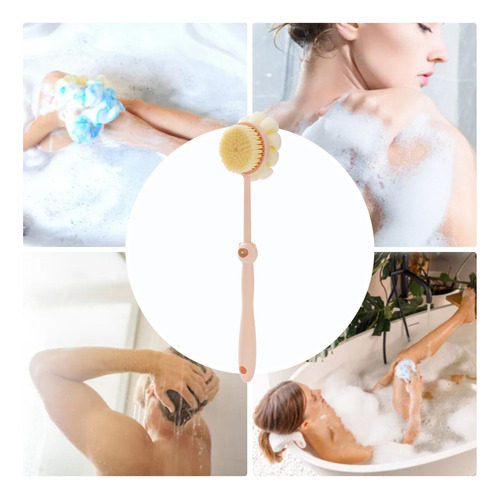 Cepillo Corporal Para Ducha Cepillo De Ducha De Mango Largo
