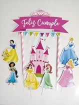 Comprar Adorno De Torta Cake Topper Oferta Listo Para Retirar-enviar Rosa Princesa Princesas Sirenita Sirena