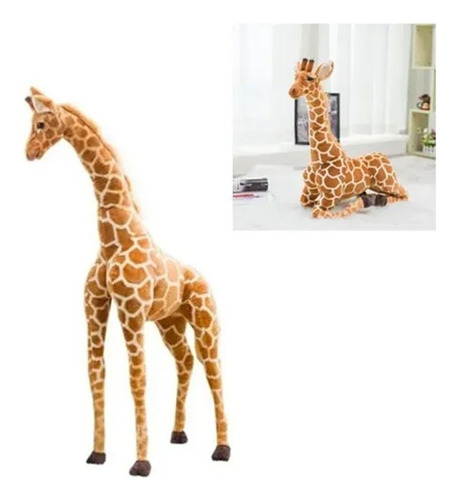S Boneca Animal De Girafa De Pelúcia Gigante Macia 60cm