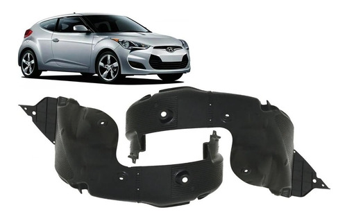 Parabarro Dianteiro Hyundai Veloster 2012 2013 2014 2015 Par