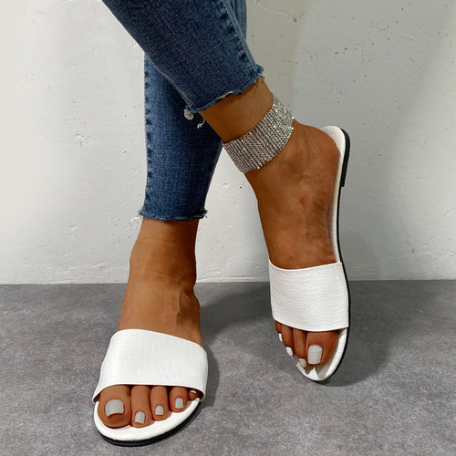 Sandalias Transpirables De Verano Para Mujer, Sin Cordones,