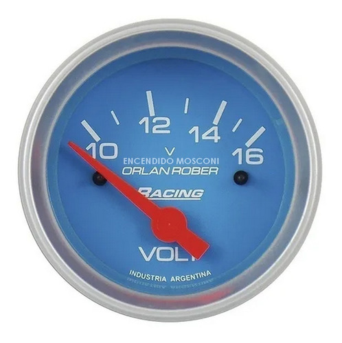 Voltimetro Orlan Rober 52mm  Electrico 12v Racing