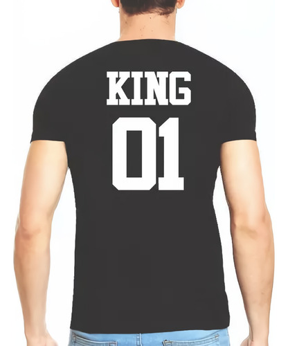 Par Playeras Para Parejas Novios King Queen, Camisas Pareja