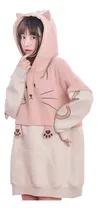 Comprar Polera De Gato Kawaii Detalles Bordados