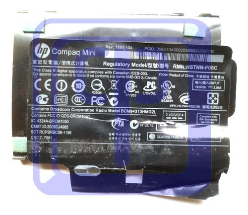 0368 Carry Disk Compaq Mini Cq10-601la - Le634la#ac8