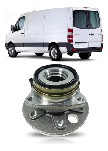 Cubo Roda Traseiro C/ Rolamento Sprinter 311 415 13/17