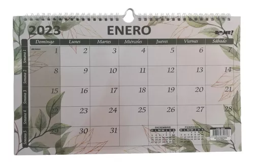 electo Saturar Inconsistente Hojas Calendario | MercadoLibre 📦