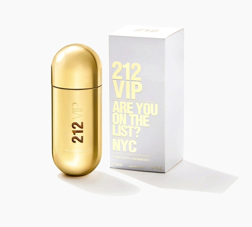 Imagen 4 de 5 de Perfume 212 Vip Para Dama De Carolina Herrera