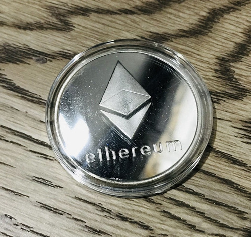 Moneda De Juguete Ethereum De Oro De 3 Mm De Grosor, Virtual