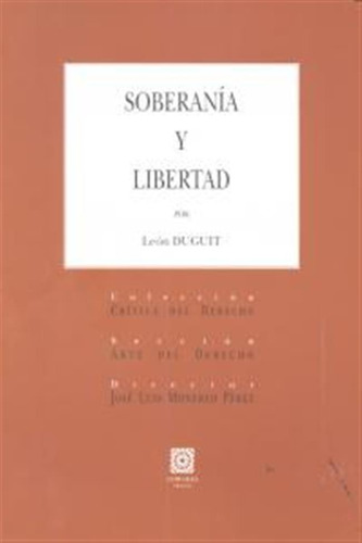 Soberania Y Libertad - Duguit,leon