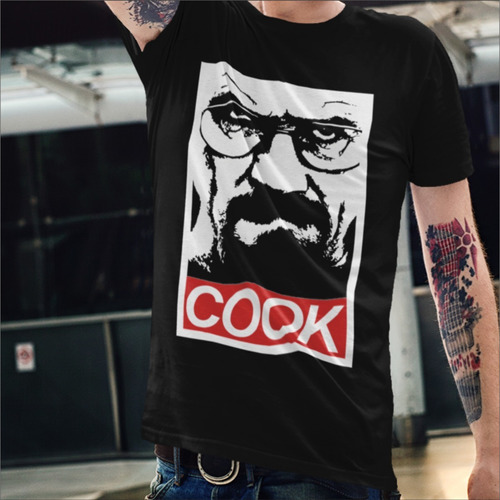 Remera Negra De Walter White Cook De Breaking Bad