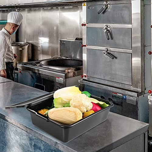 Caja Comercial Bus De Plstico, 3-pack Con Tapa, Negra