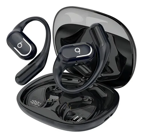Basike Fone De Ouvido Bluetooth Esportivo Tws Preto Moderno - Fon...