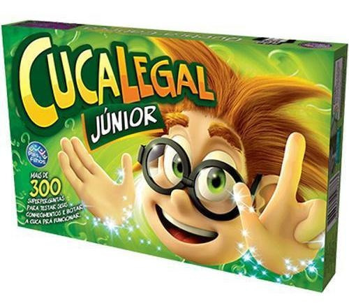 Jogo Tabuleiro Cuca Legal Junior Verde Brinquedo Divertido