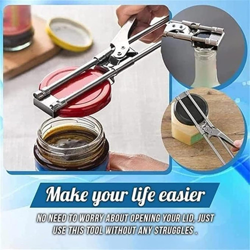 Abridor De Tarros Y Botellas Ajustable Master Opener (2 Unid