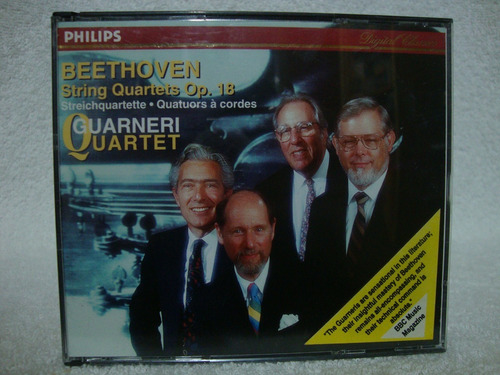 Box Com 03 Cds Guarneri Quartet- Beethoven String Quartets 