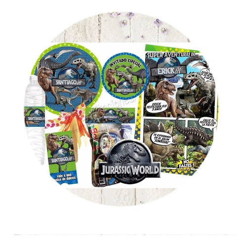 Invitaciones Jurassic World Kit Imprimible Personalizado