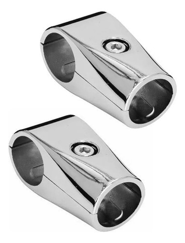 2 Conectores De Tubo En T De Aluminio De 25 Mm Para Fontaner