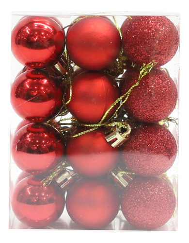 3 X 24x Adornos De Bolas Colgantes Para Árbol De Navidad,
