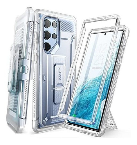 Funda Supcase Para Galaxy S22 Ultra Full Body Clip/sop Clear