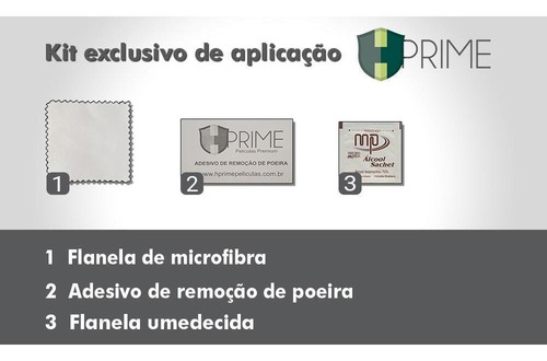 Imagem 3 de 4 de Película Premium Hprime Motorola Moto G6 Plus - Invisível