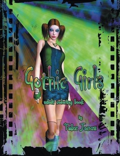 Gothic Girls Adult Coloring Book (volume 3)