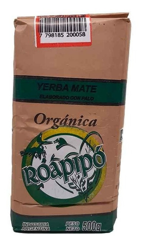 Pack X 6  Yerba Roapipo Fuerte Orgánica  X 1 Kg