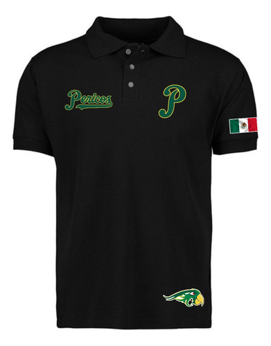 Playera Tipo Polo Pericos De Puebla Beisbol