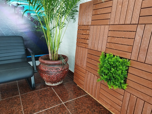 Piso Deck De Madera Y Resina Para Patios, Terrazas, Piscinas