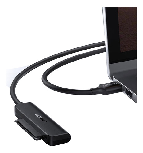 Cabo Adaptador Usb C Macho Ugreen Para Sata 2.5 Pol. Preto