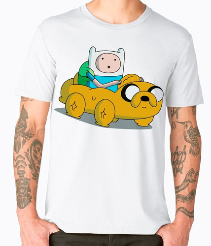 Playeras Cleen Alexer Hora De Aventura Jake Auto Mod 38