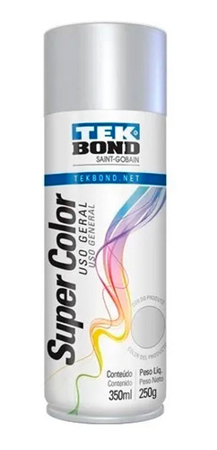 Tinta Spray Aluminio Uso Geral - Tekbond