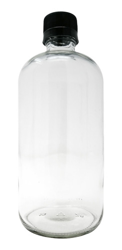 Botella De Vidrio 16 Oz (48 Pz) Envase Grado Alimenticio