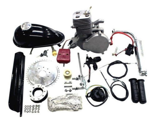 Kit Motor 2 Tempos Importway 100cc Gasolina Para Bicicleta