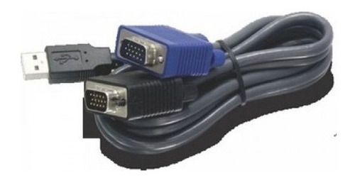 Cabo Kvm Tk-cu06 Trendnet 1.8mts Vga E Usb 2 Em 1 Switch Kvm