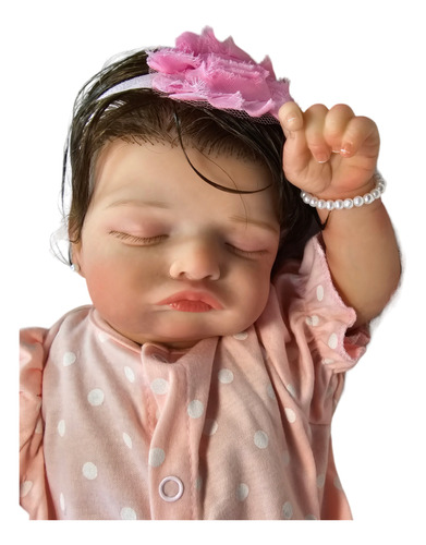 Boneca Bebê Reborn Realista Rosalie Corpo De Tecido Linda