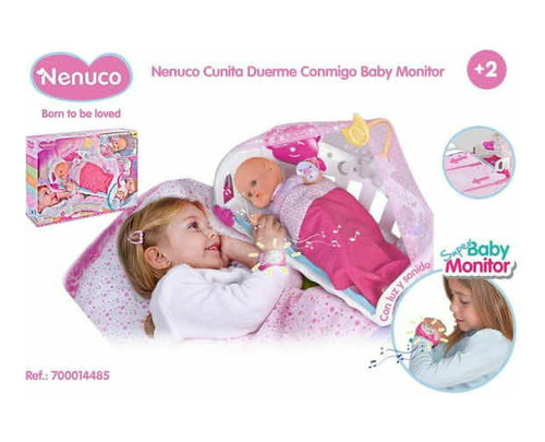 Bebé Nenuco Con Reloj Y Cuna Interactivo Duerme Conmigo