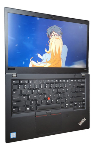Lenovo Thinkpad T480s 16gb Ram 256gb I7-8th Fhd 4 Nucleos Color Negro - Aceptable (Reacondicionado)