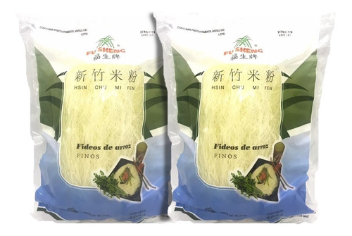 Imagen 1 de 6 de Pack 5u Fideos De Arroz Finos Celiacos 500 Gr