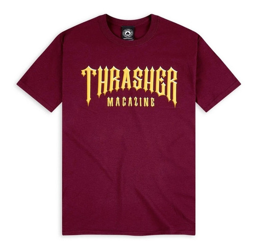 Polera Thrasher Low Low Maroon Magazine | Laminates