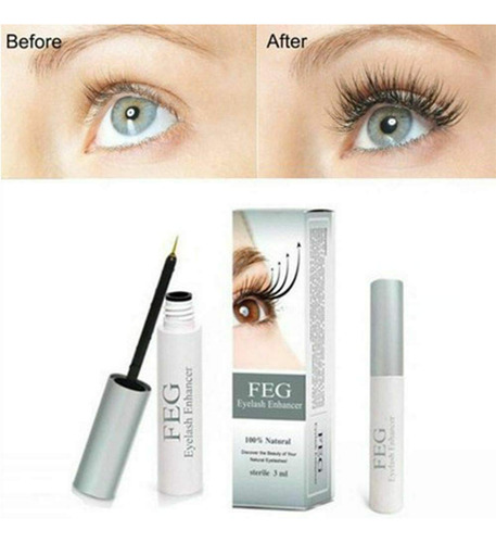Feg Eyelash Enhancer, 3 ml, pestañas más largas y oscuras