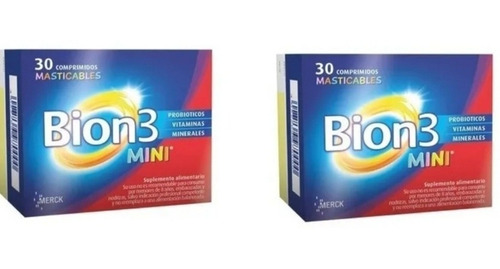 Bion 3 Mini Vit. Y Minerales Pack X 2 Cajas, Envío Gratis!