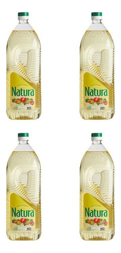 Pack X4 Botella De Aceite Puro De Girasol Natura 1,5l