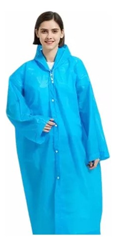 Capa Poncho Impermeable Lluvia Viento Estándar Adulto Gorro