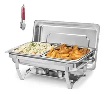 Comprar Bufetera Ollas Vaporeras De Acero Inox 2 Insertos De 11l