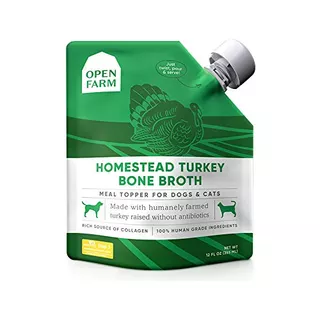 , Turkey Bone Broth, Food Topper For Both Dogs And Cats...