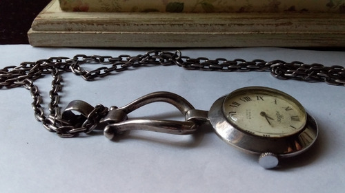 Cadena De Plata Y Reloj A Cuerda Cod16115 Mervos 0pilarsur (Usado)