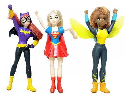 Dc Super Hero Girls Colección Mc Donalds 2016 Completa (Usado)